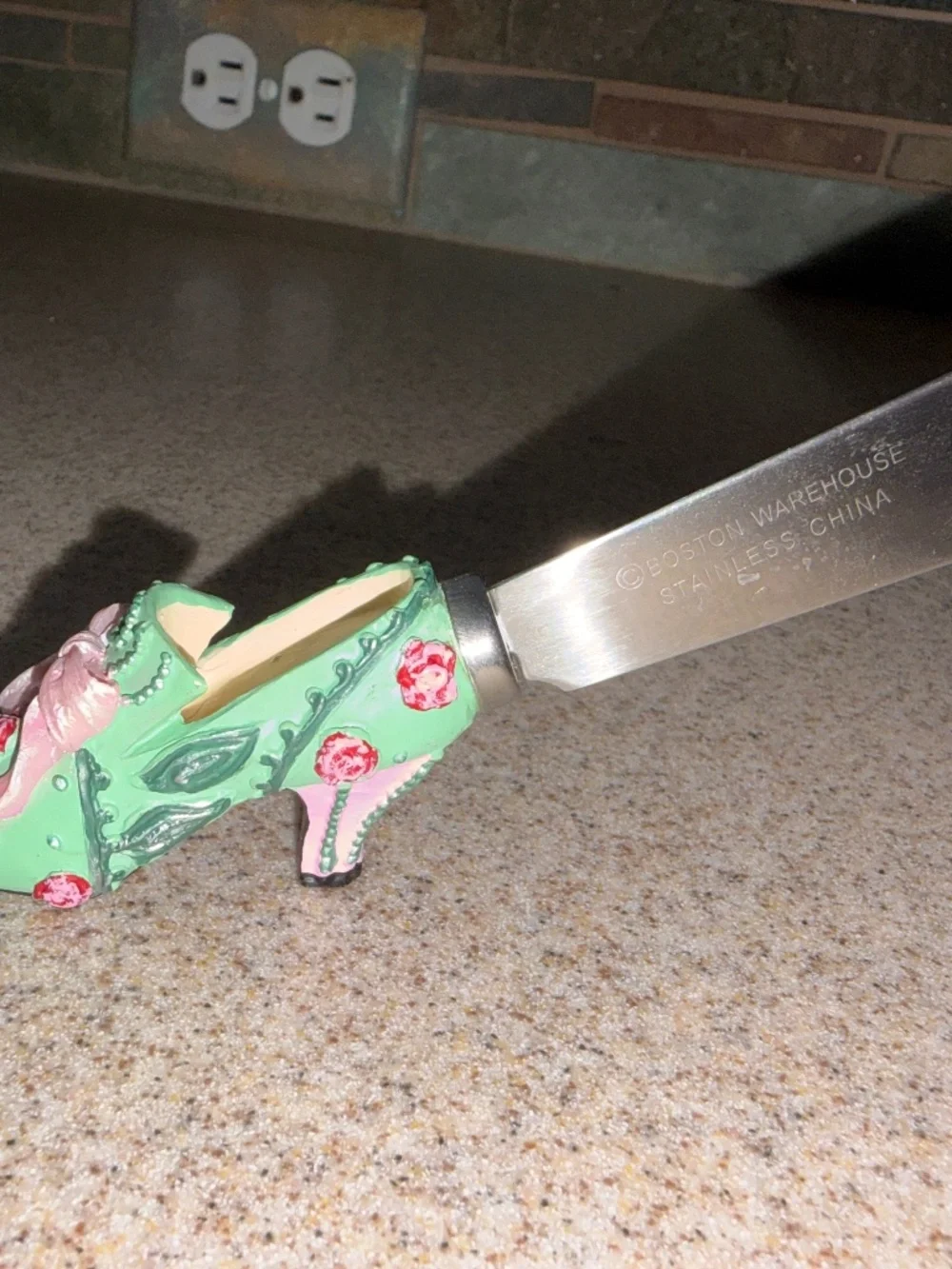 Boston Warehouse Mini Shoe Serving Spreader Knives- Set of Four